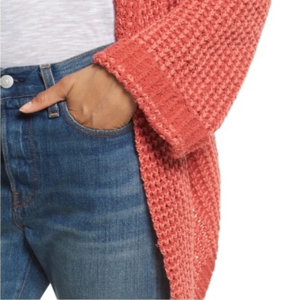 Free People I’ll Be Around Silk-Blend Cardigan size Small - Picture 6 of 12